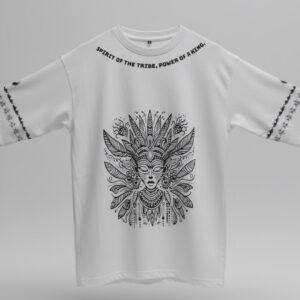 Home white oversized t shirt